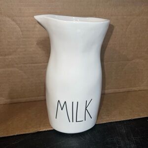 Rae Dunn White Milk Jug